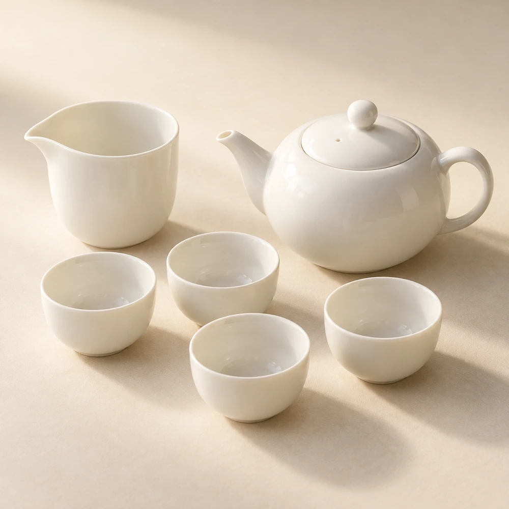 Cloud Tea Service in White