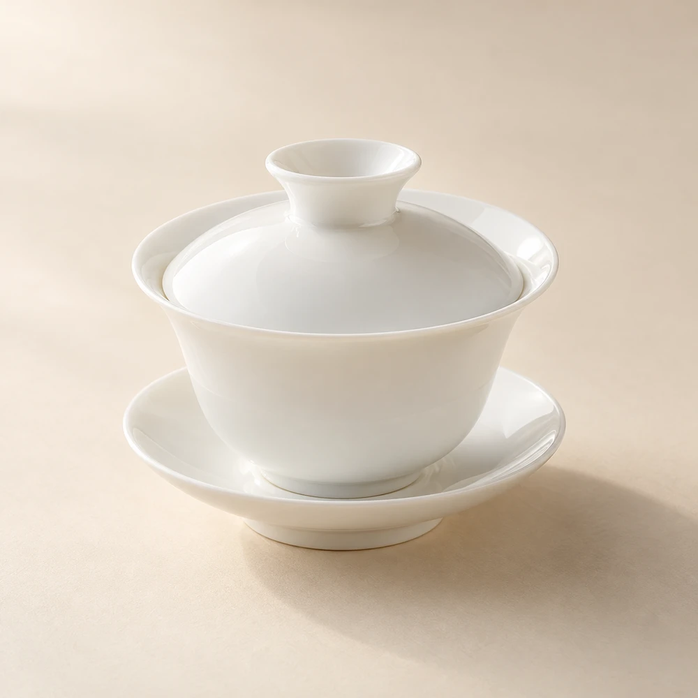 Cloud White Gaiwan in White