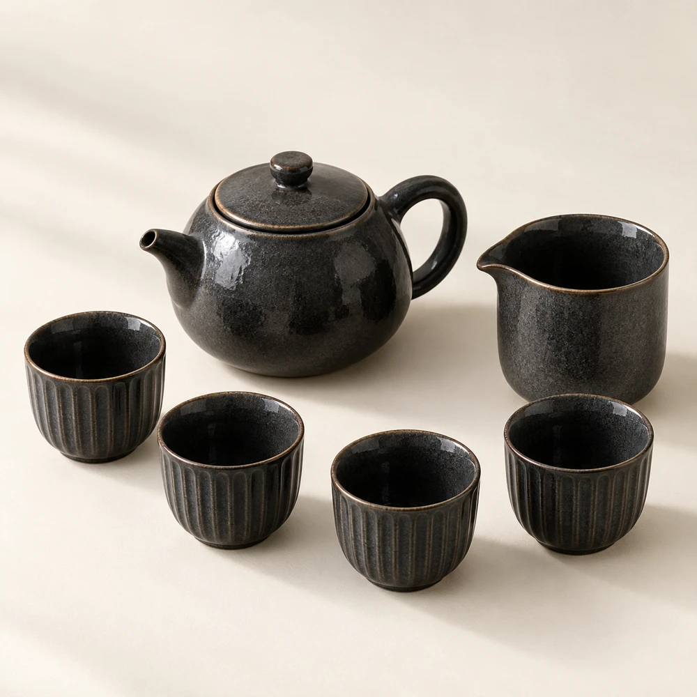 Ink Ridge Tea Service in Ink